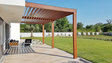 Pose de pergolas bioclimatiques